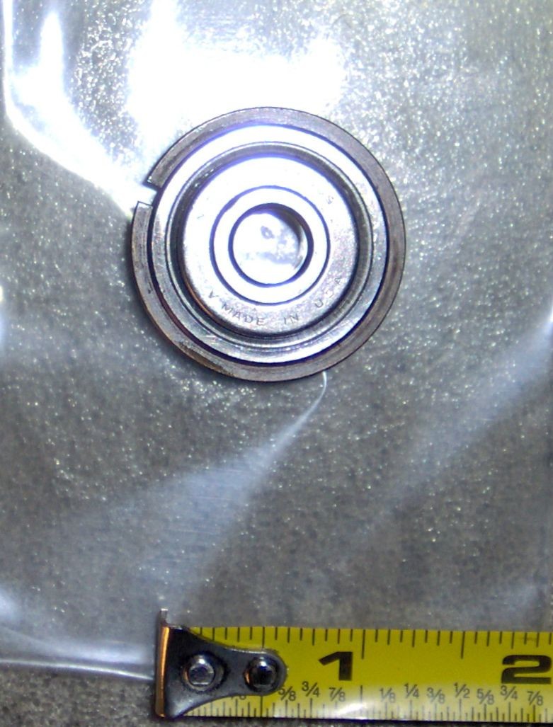 1 New Ball Bearing with Snap Ring NEW DEPARTURE Hyatt 488009