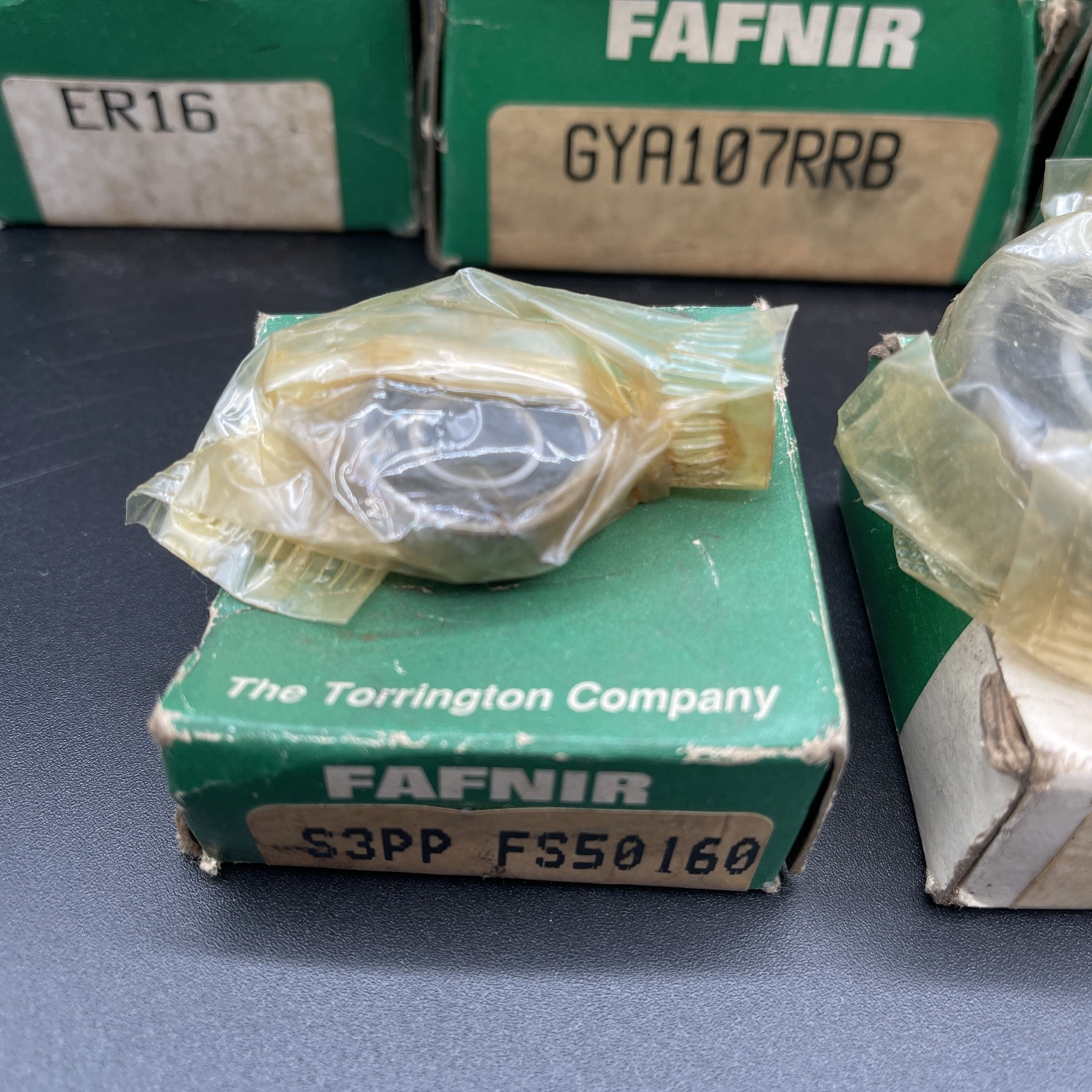 (7) Fafnir Torrington Bearings GYA107RRB, ER16, S3PP FS50160, YCRS-12, & 9105PP