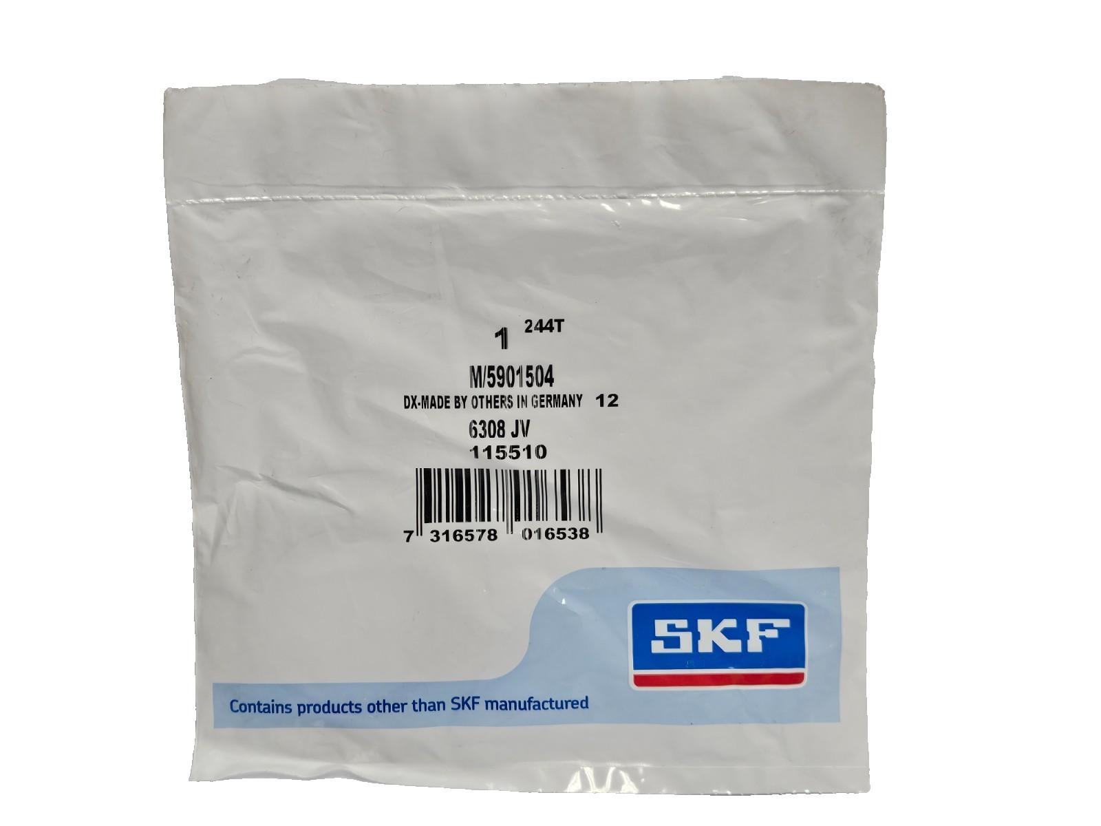 SKF Nilos Ring 6308 JV New