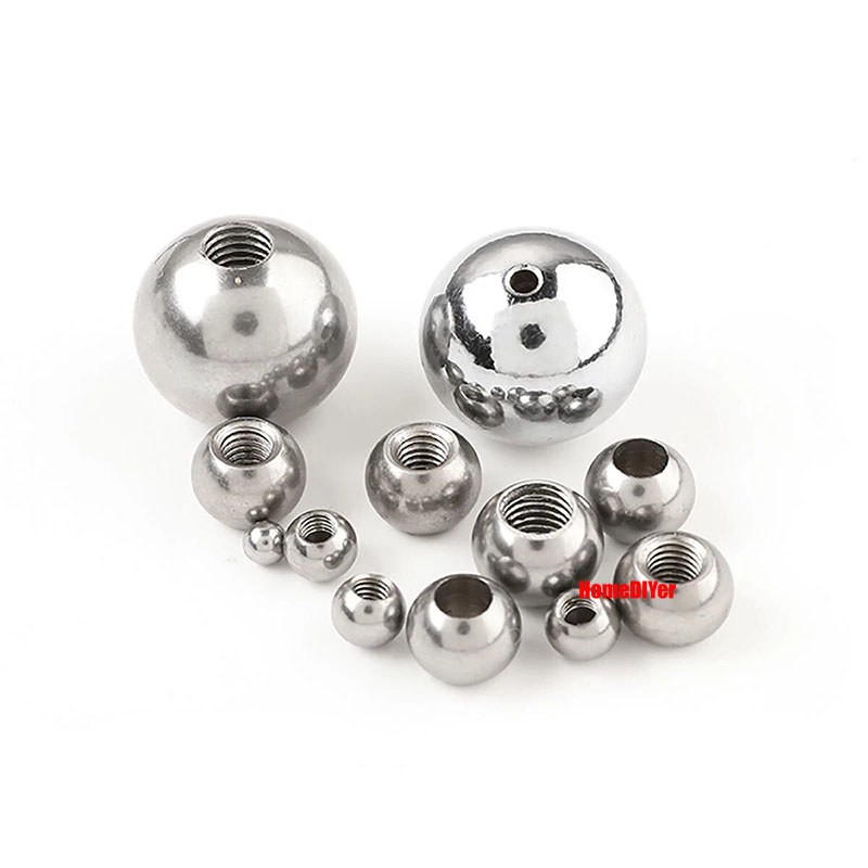 Stainless Steel Drilling Balls Female Thread M6 M8 M12 Blind Hole Ball Knob Nut