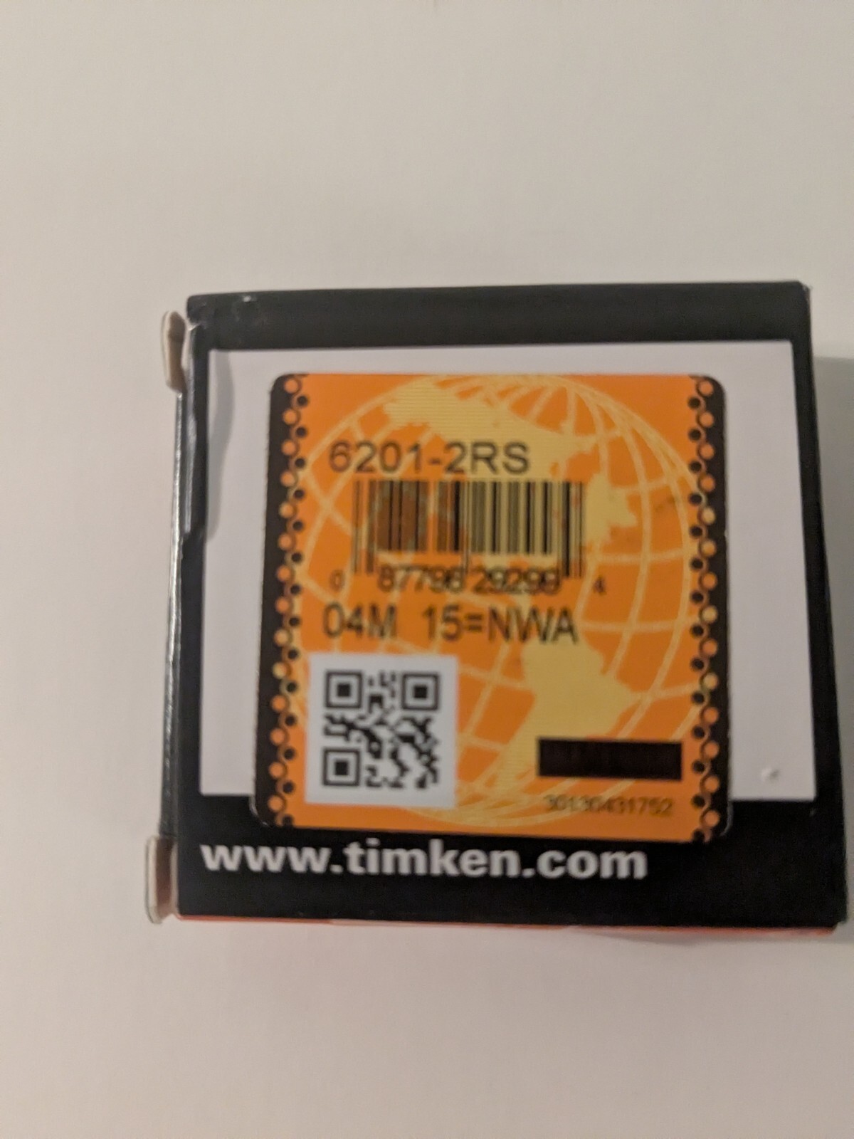 TIMKEN 6201-2RS Double Rubber Seal Bearings 12x32x10mm,Deep Groove Ball Bearings