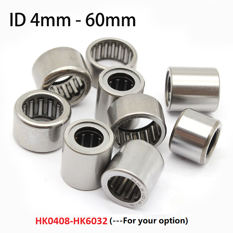 HK Needle Roller Bearings Needle Bearing Drawn Cup ID 4mm – 60mm HK0408-HK6032