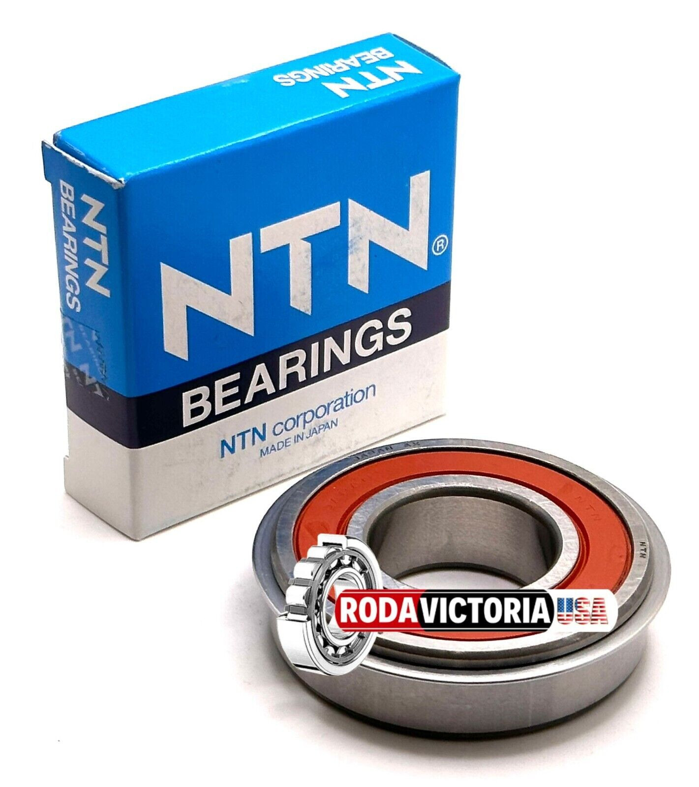 NTN JAPAN BALL BEARING, RUBBER SEALED + SNAP RING 28x58x16mm 62/28 2RS NR