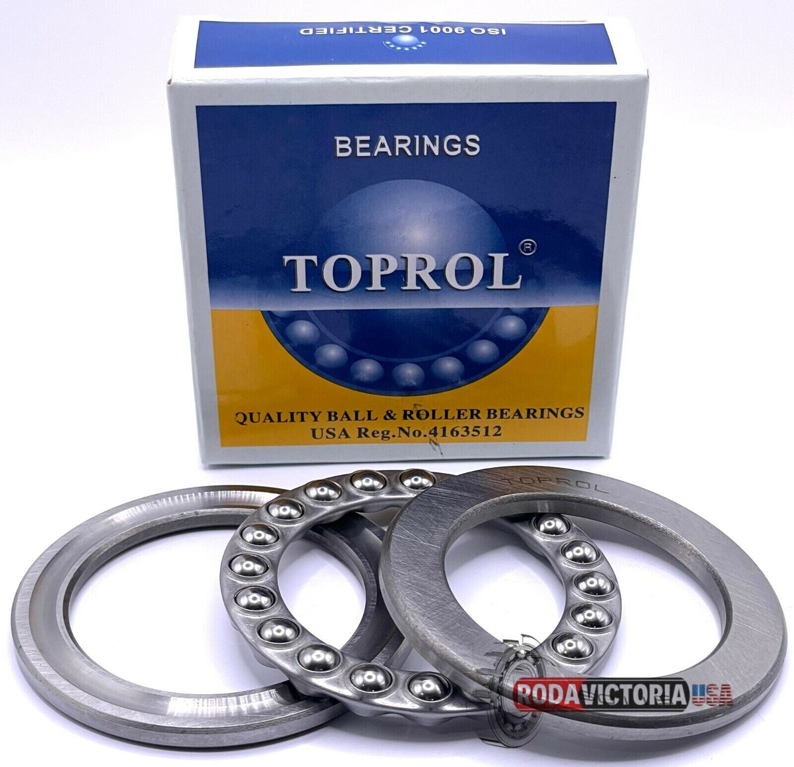 51109 Thrust Bearing 45x65x14 Thrust Ball Bearing TOPROL