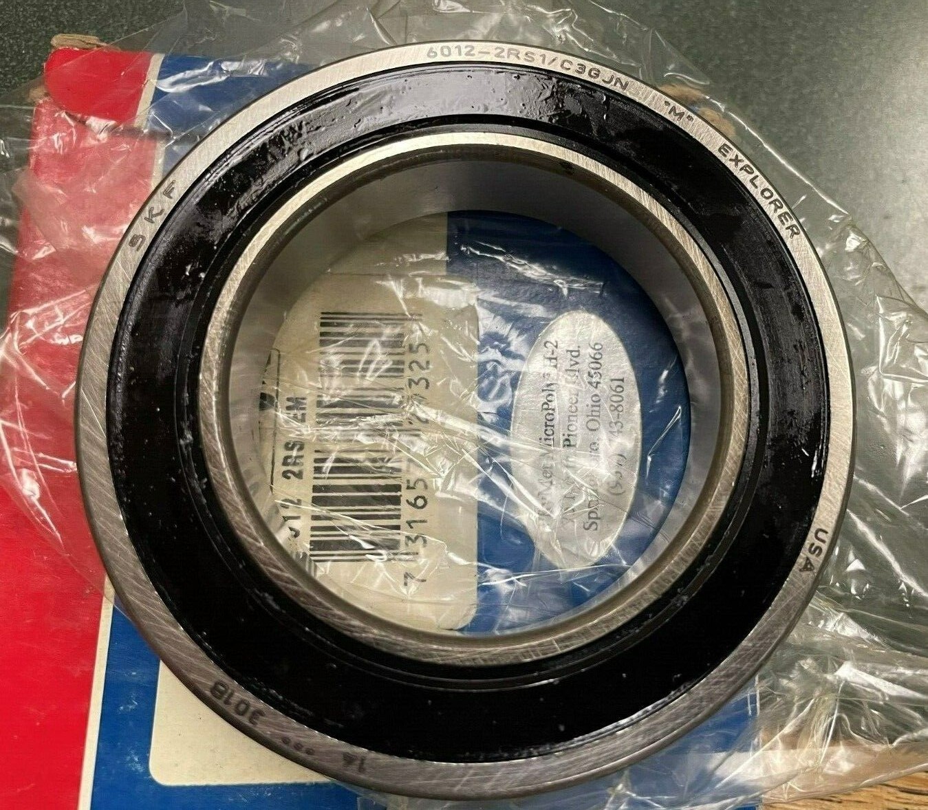 SKF 6012-2RSJEM Radial/Deep Groove Ball Bearing – Round Bore, 60 mm ID