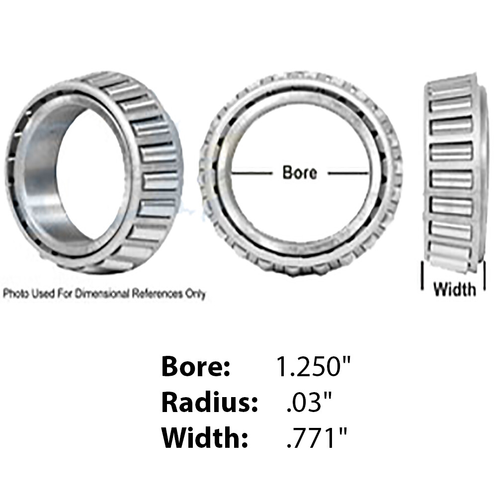 Taper Roller Bearing – 1.25″ x 2.717″ x 0.7813″ 14124 Farmer Bob’s Parts