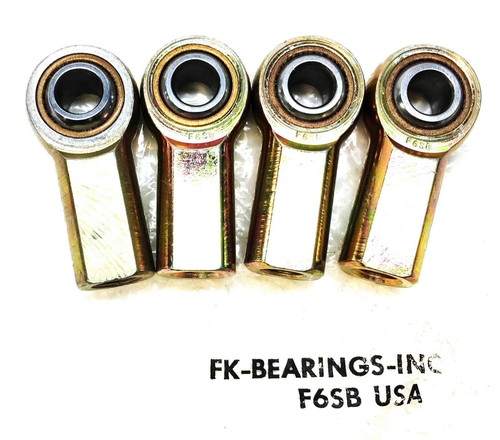 FK Bearings 3/8″ Rod End Bearing F6SB [Lot of 4] NOS
