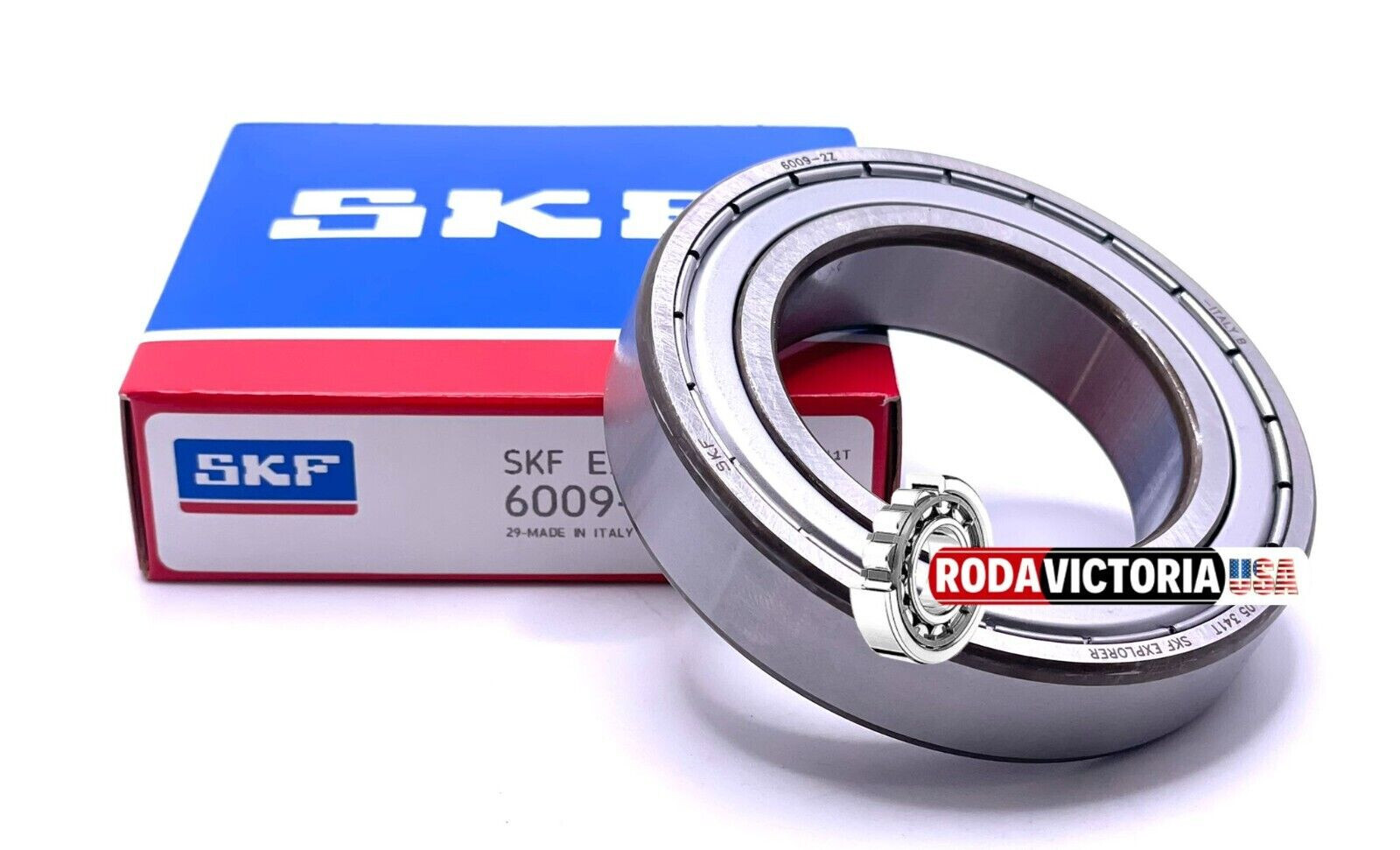 SKF 6009 ZZ C3 DEEP GROOVE BALL BEARING METAL SHIELDED 45x75x16mm