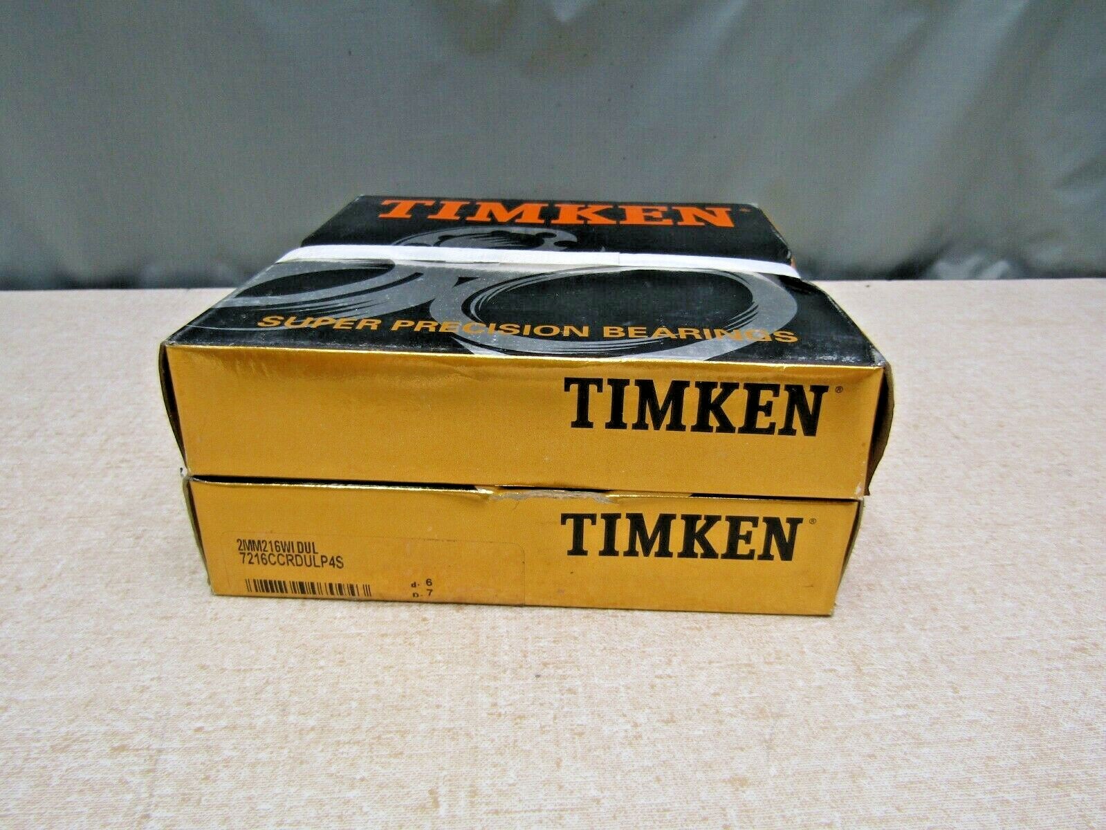 Timken Fafnir 2MM216WI DUL Super Precision Matched Bearing Set 7216CCRDUL P4S