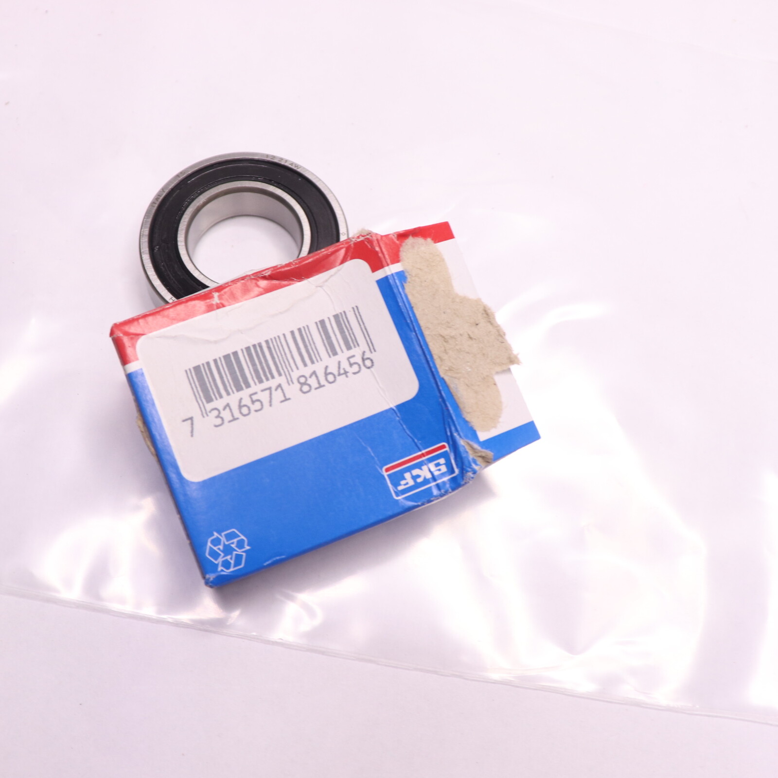 SKF Single Row Ball Bearings 6005-2RSH