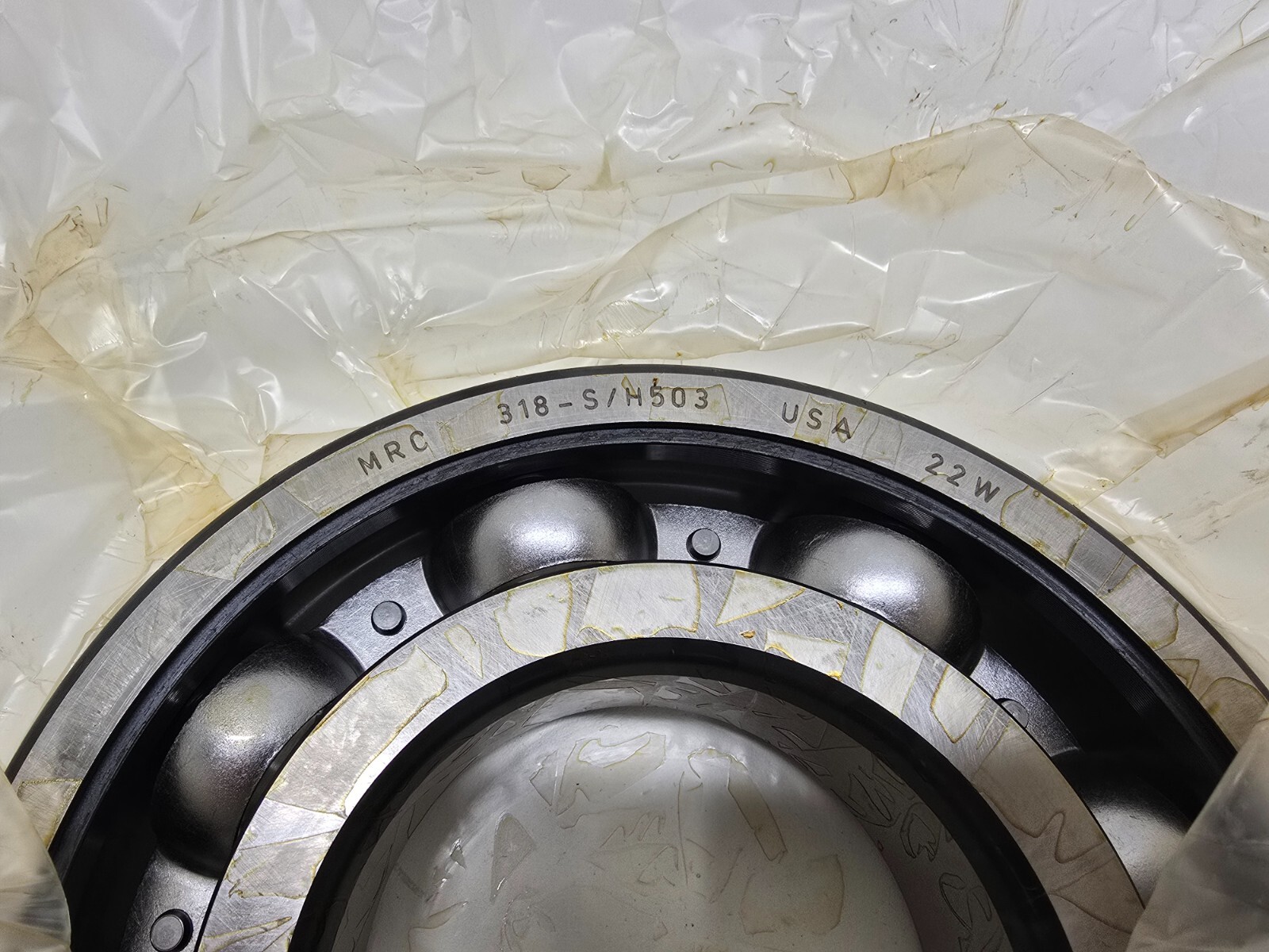 NEW IN BOX! MRC BEARING 318S-H503 STEEL/C3/ABEC-1