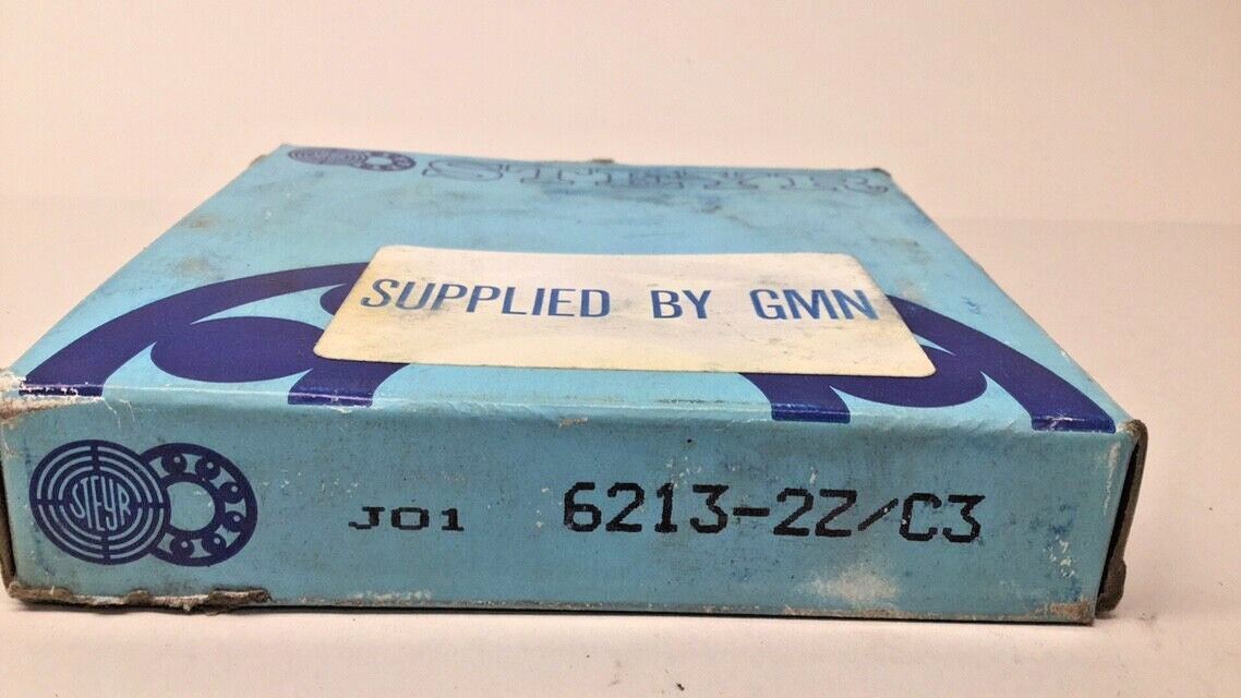 Steyr 6213-2Z-C3 Ball Bearing Double Shielded 65x120x23mm 6213-2ZC3 6213ZZ-C3