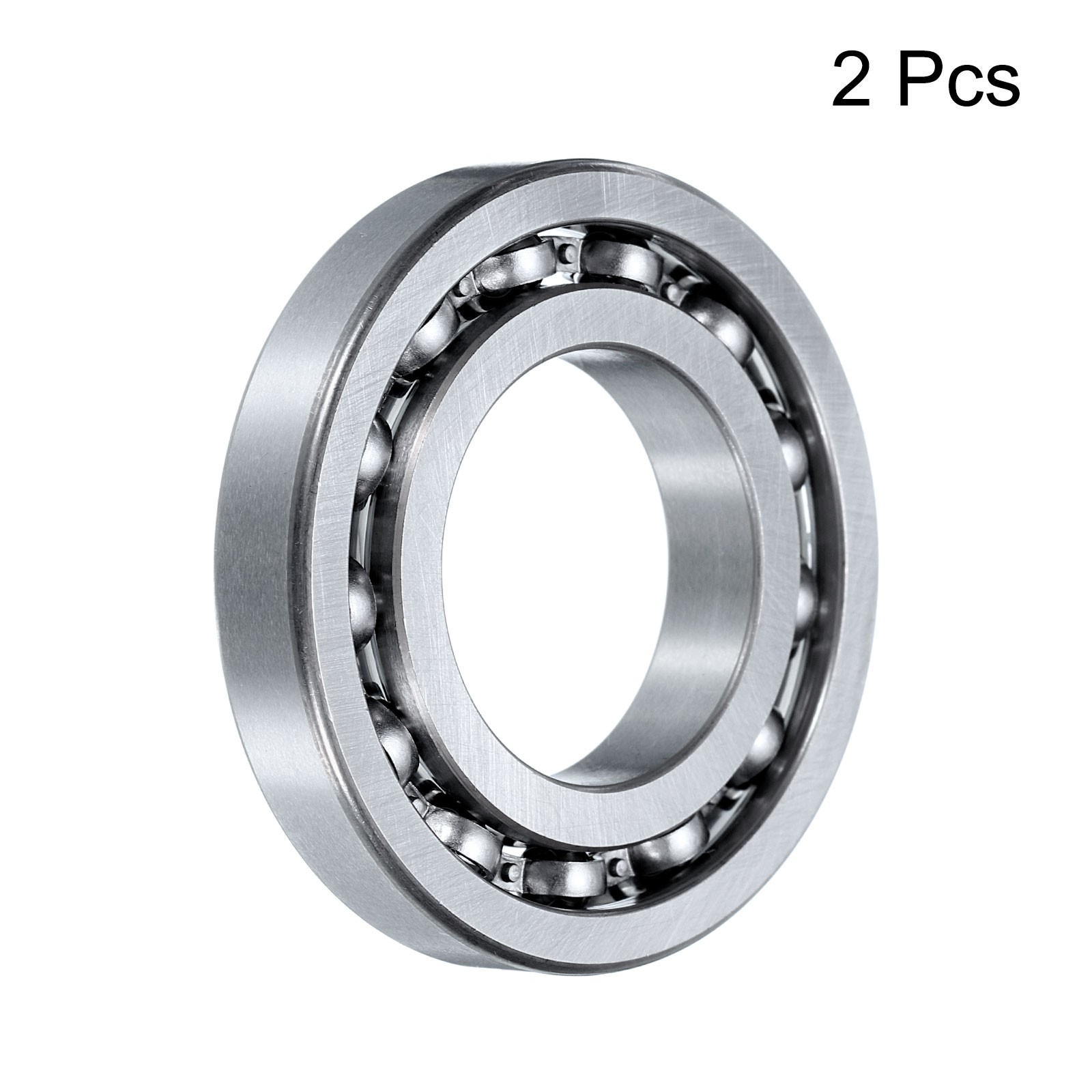 2 PCS Deep Groove Ball Bearings 16005 Carbon Chromium Bearing Steel 25x47x8mm