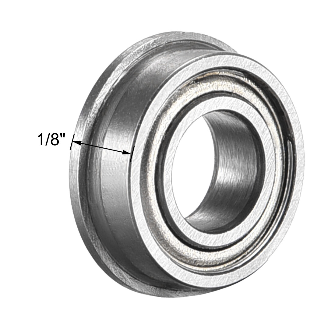 10pcs 3/16″x3/8″x1/8″FR166ZZ Flanged Ball Bearing Double Metal Shielded Bearings