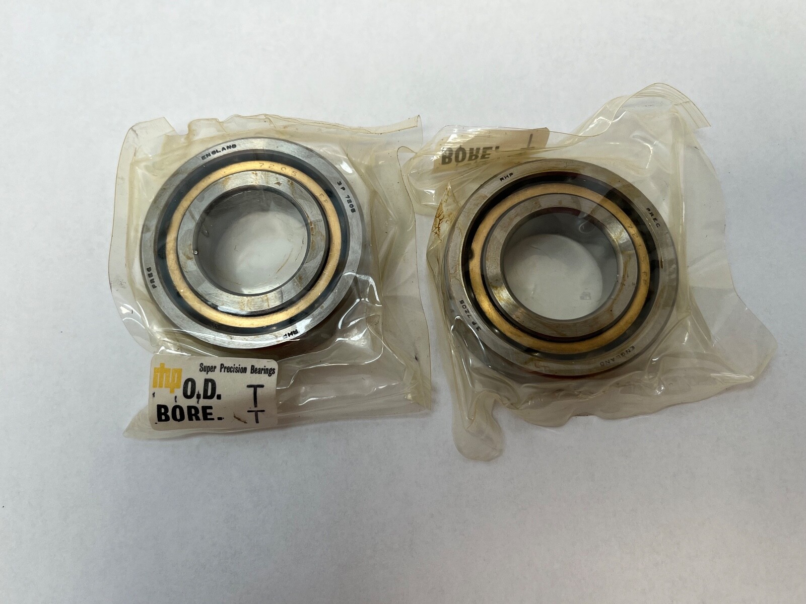 RHP 3P/7205 Bearing 25x52x15 mm 3P7205 3P-7205 7205 M/MB RS England 2 Pcs