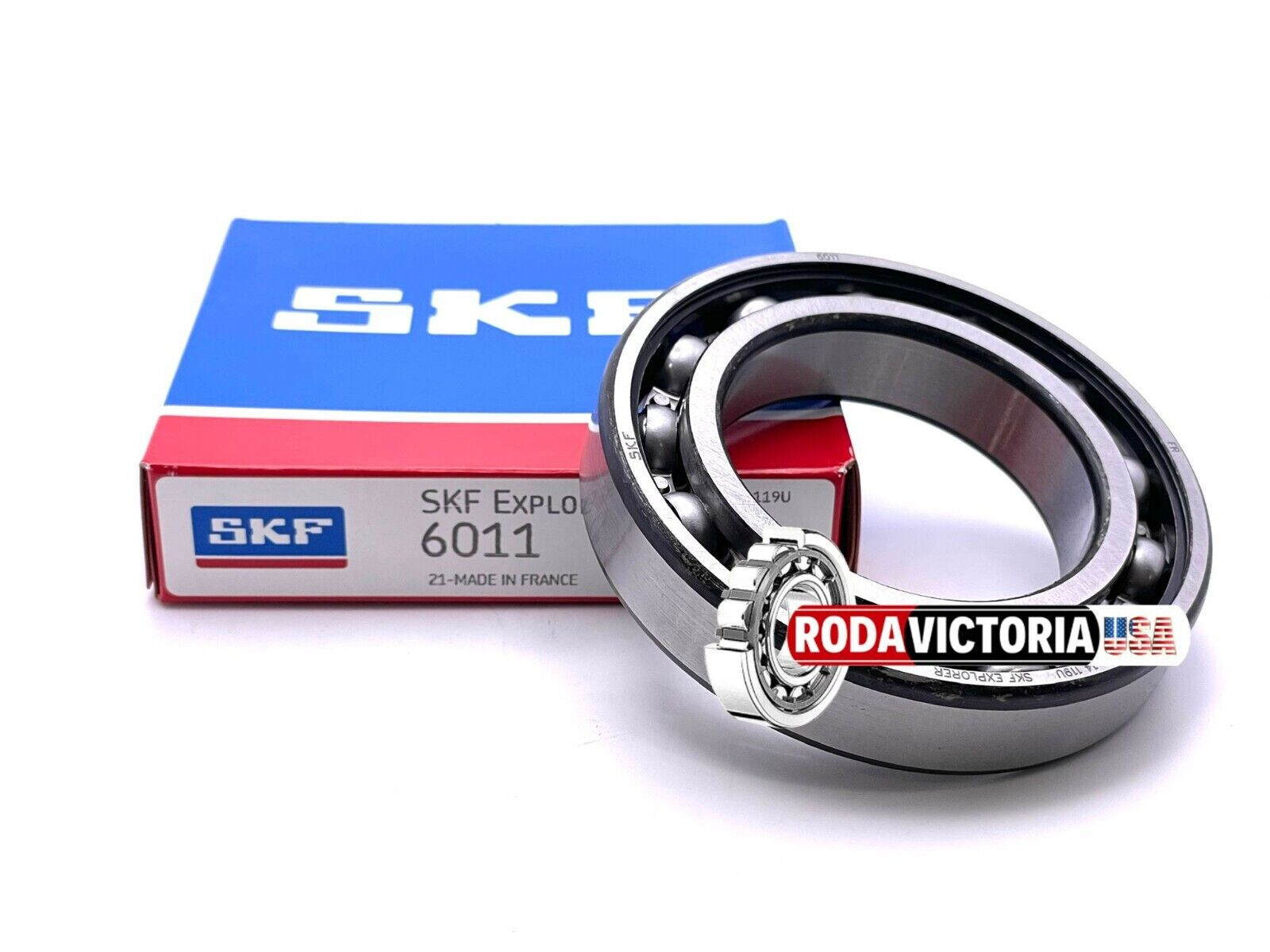 6011 C3 SKF OPEN TYPE, NO SEALS Deep Groove Bearing – 55 x 90 x 18mm