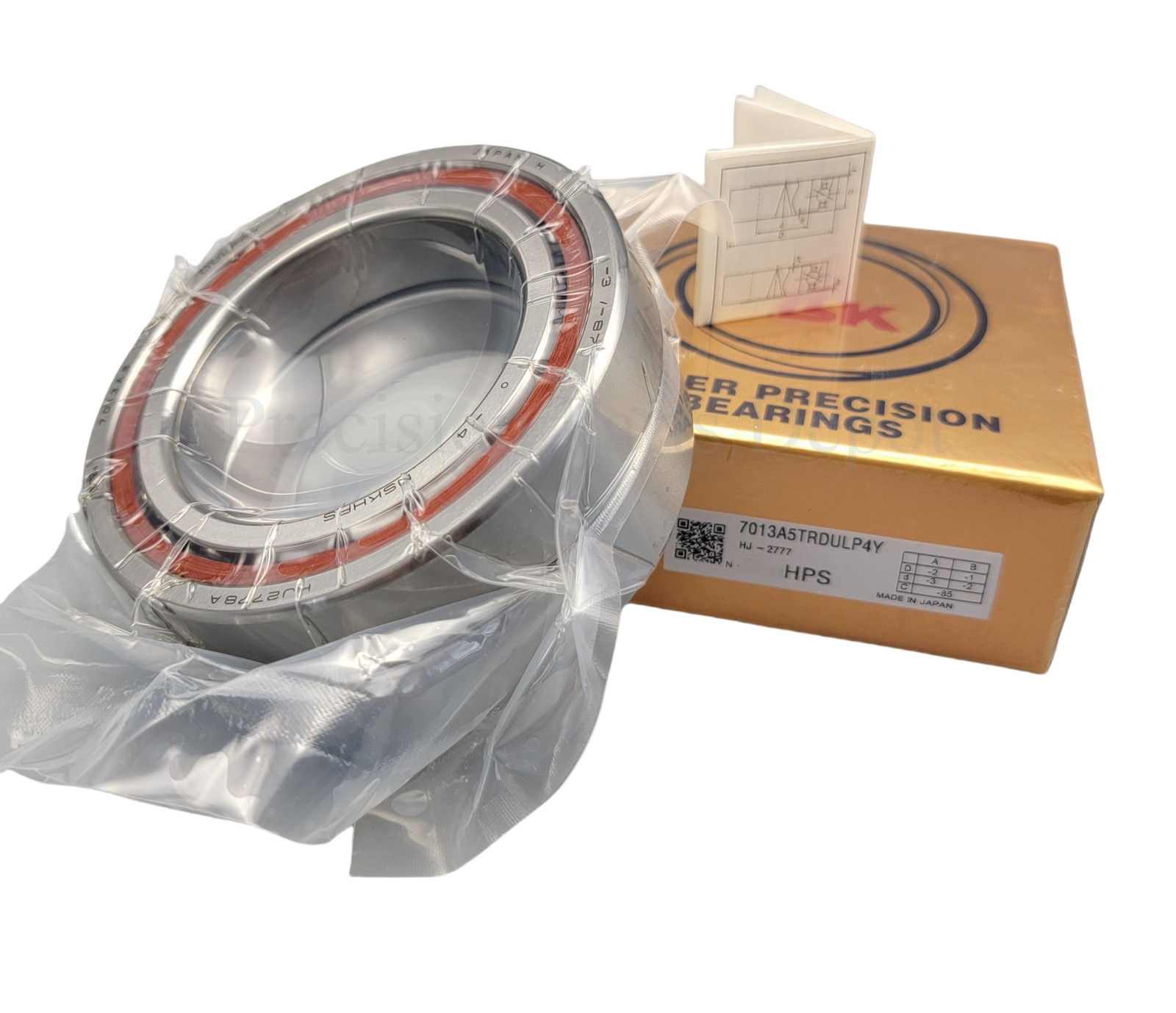 NSK 7013CTRDULP4Y Abec-7 Super Precision Spindle Bearings. ( Set of Two)