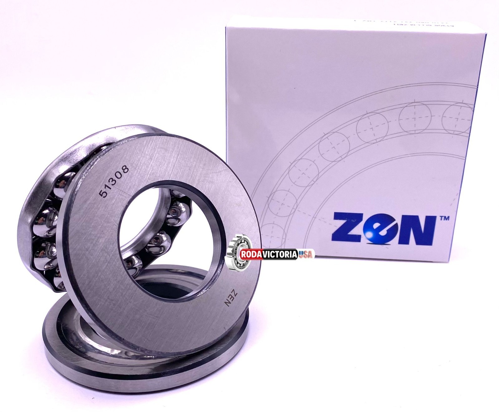 ZEN 51308 Axial Deep Groove Ball Bearing 40x78x26 mm