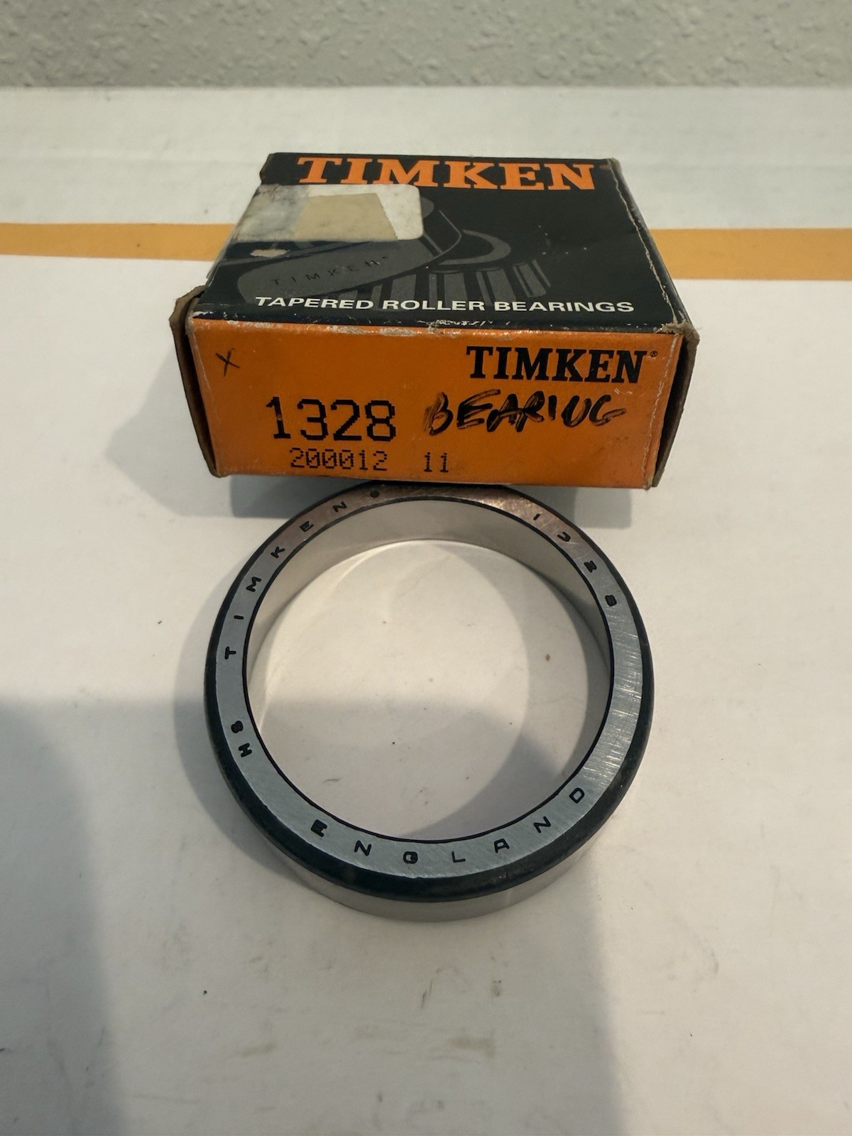 New Timken 1328 Tapered Cup Bearing, 2.0625” OD, .5625” Width