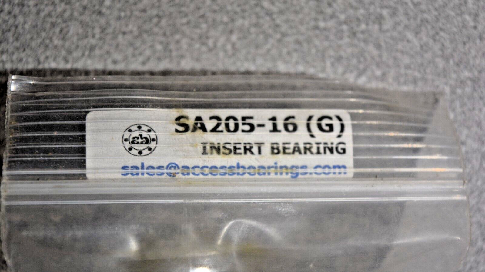 1″ Bore | SA205-16 (G) collar locking Insert Bearing SA205-16G NEW
