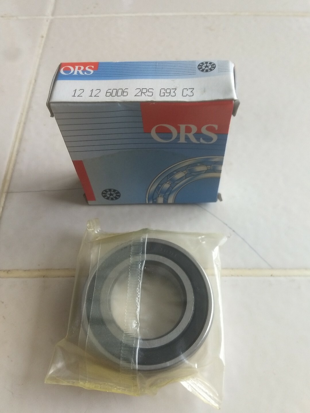 Lot of (4) ORS Deep Groove Ball Bearings 12 12 6006 2RS G93 C3