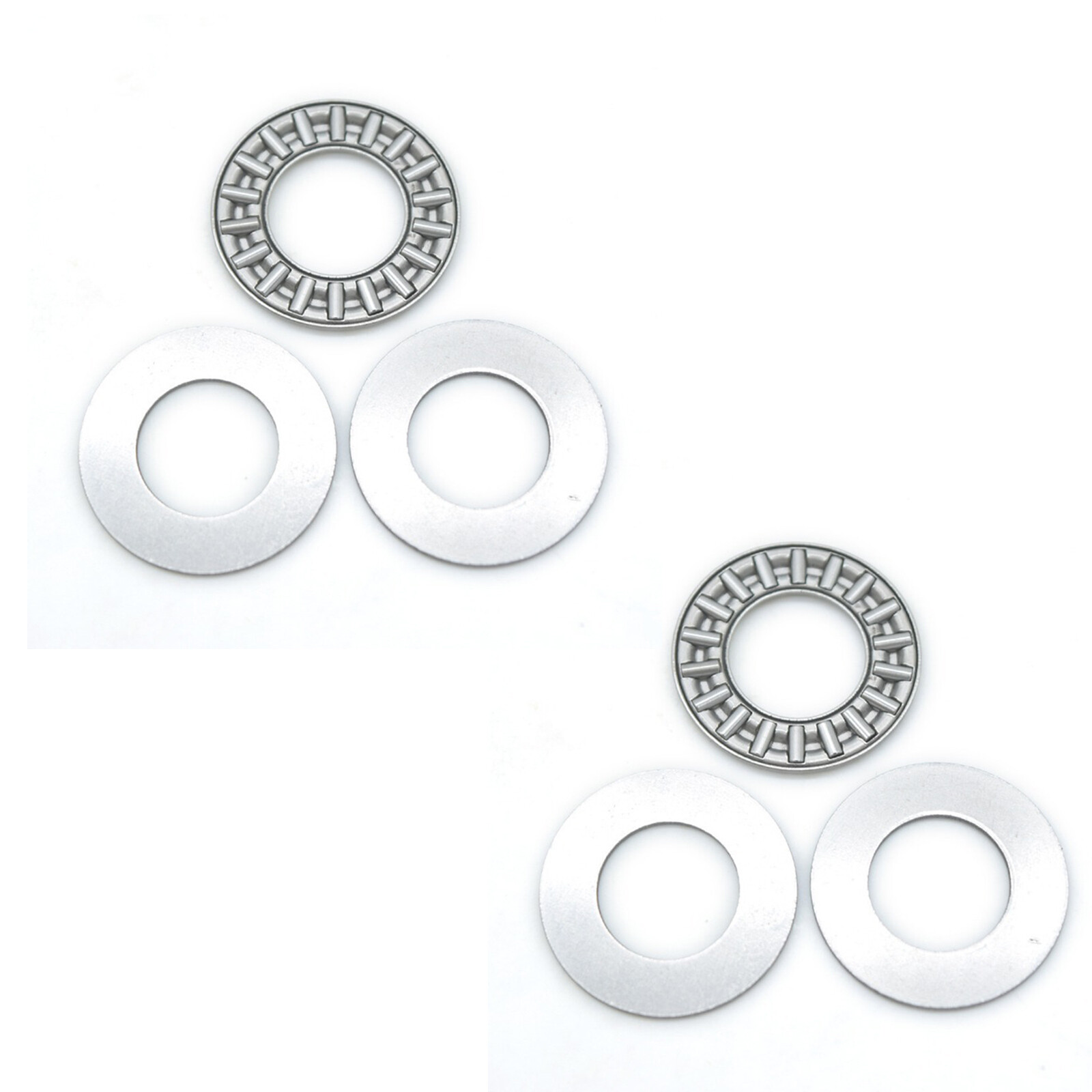 2 Sets AXK2035 Thrust Needle Roller Bearings with Washers, 20Mm Bore, 35Mm OD, 2