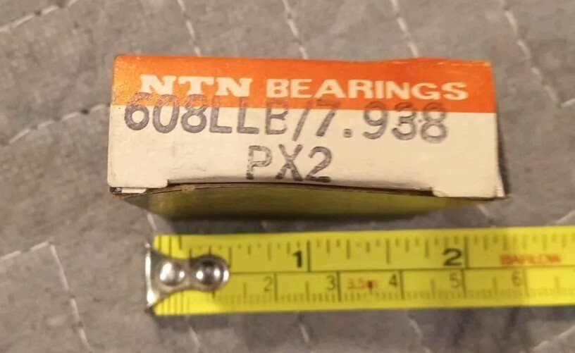 NTN Bearing 608LLB/7.938 PX2 New Old Stock NOS NTN TOYO Bearing Co.