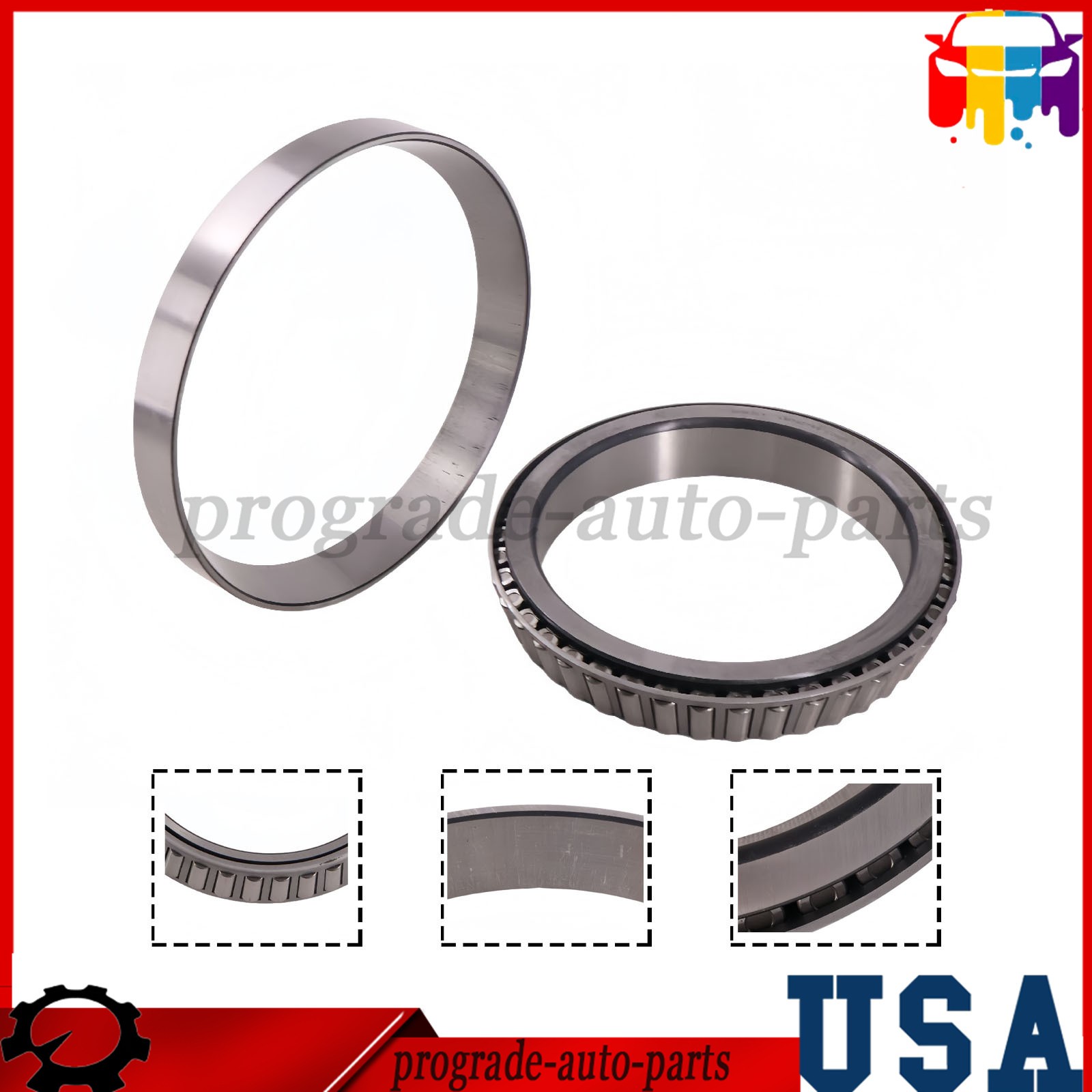 Tapered Bearing LM742749 LM742710 Set Cup and Cone For Wheel Hub PC