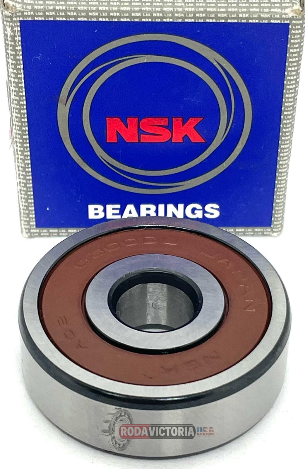 NSK 6300 DDU C3 DEEP GROOVE BALL BEARING RUBBER SEALED 10x35x11mm 6300 2RS