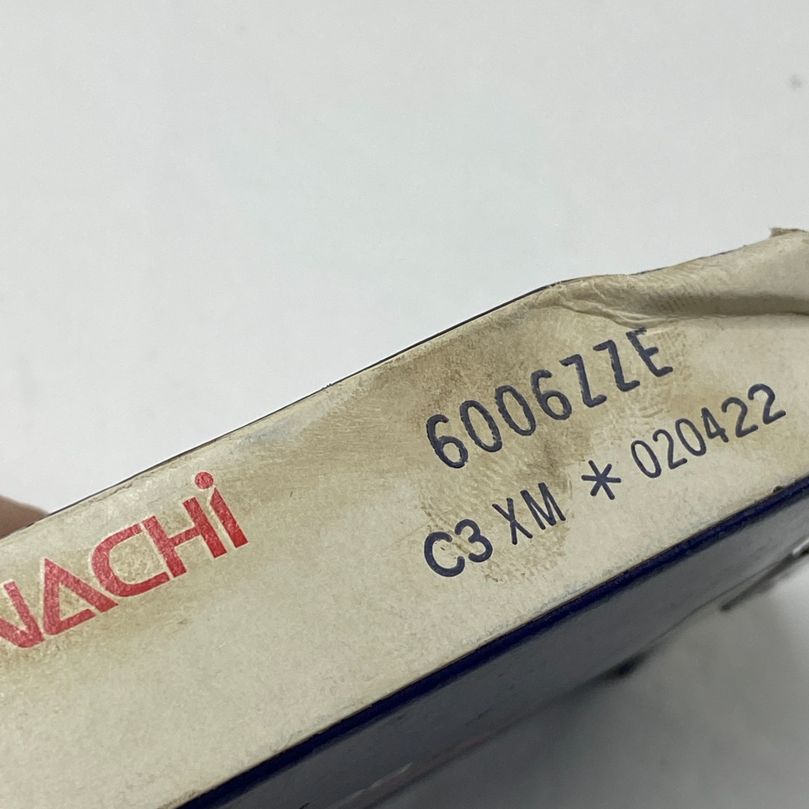 NACHI 6006ZZE C3 XM 020422 Ball Bearing Single Metal Shield