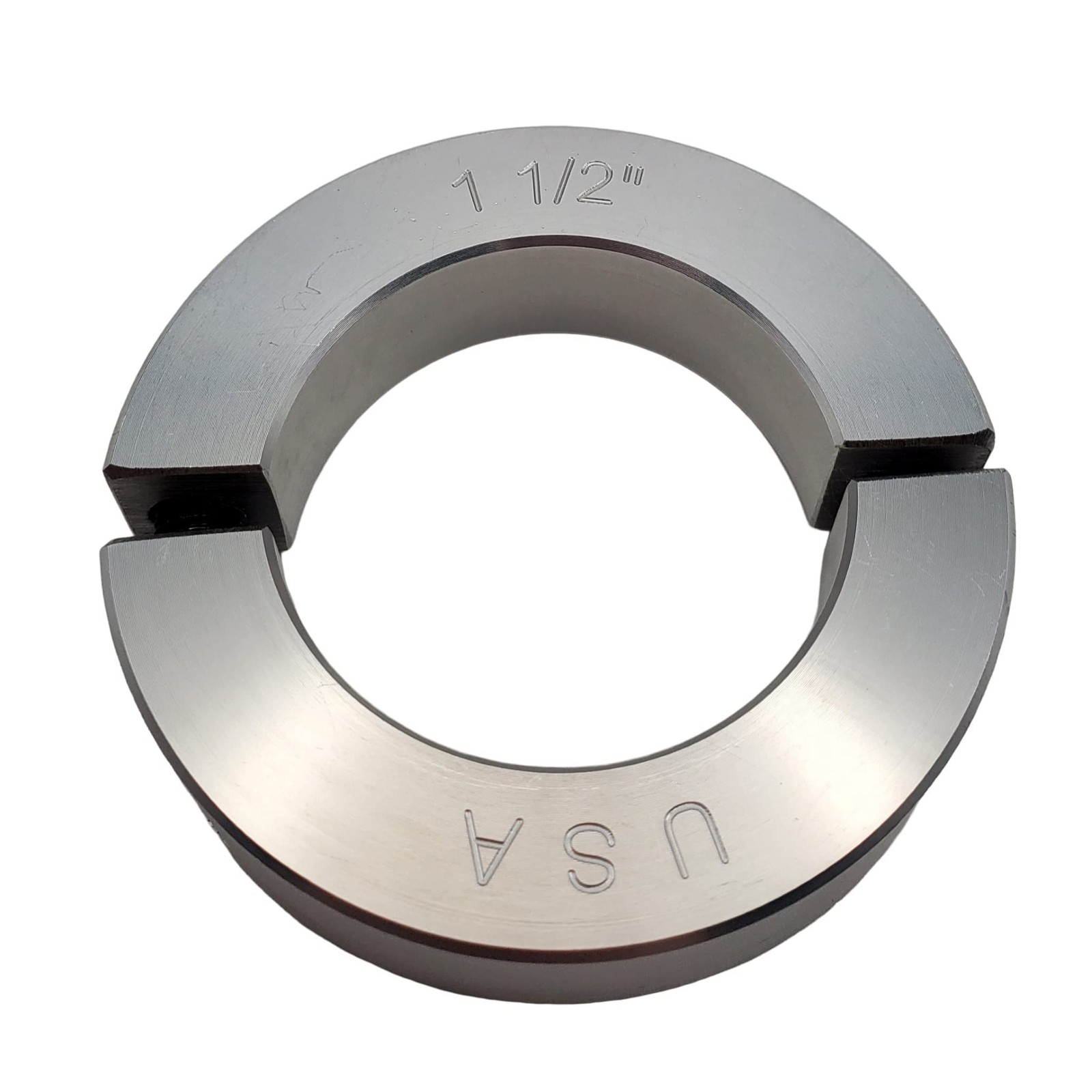 1.50″ Bore Diameter – Clamping Two Piece Shaft Collar – 2024 Aluminum (4 Pack)