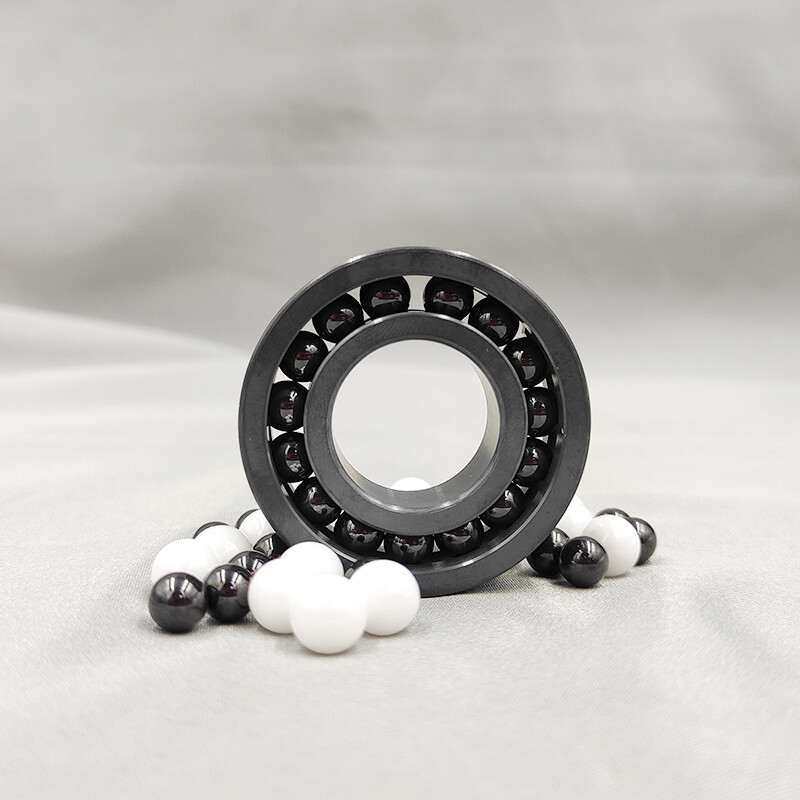 Si3N4 Ceramic Bearing ID 6mm-50mm High Temperature Resistance 1200℃ Insulation