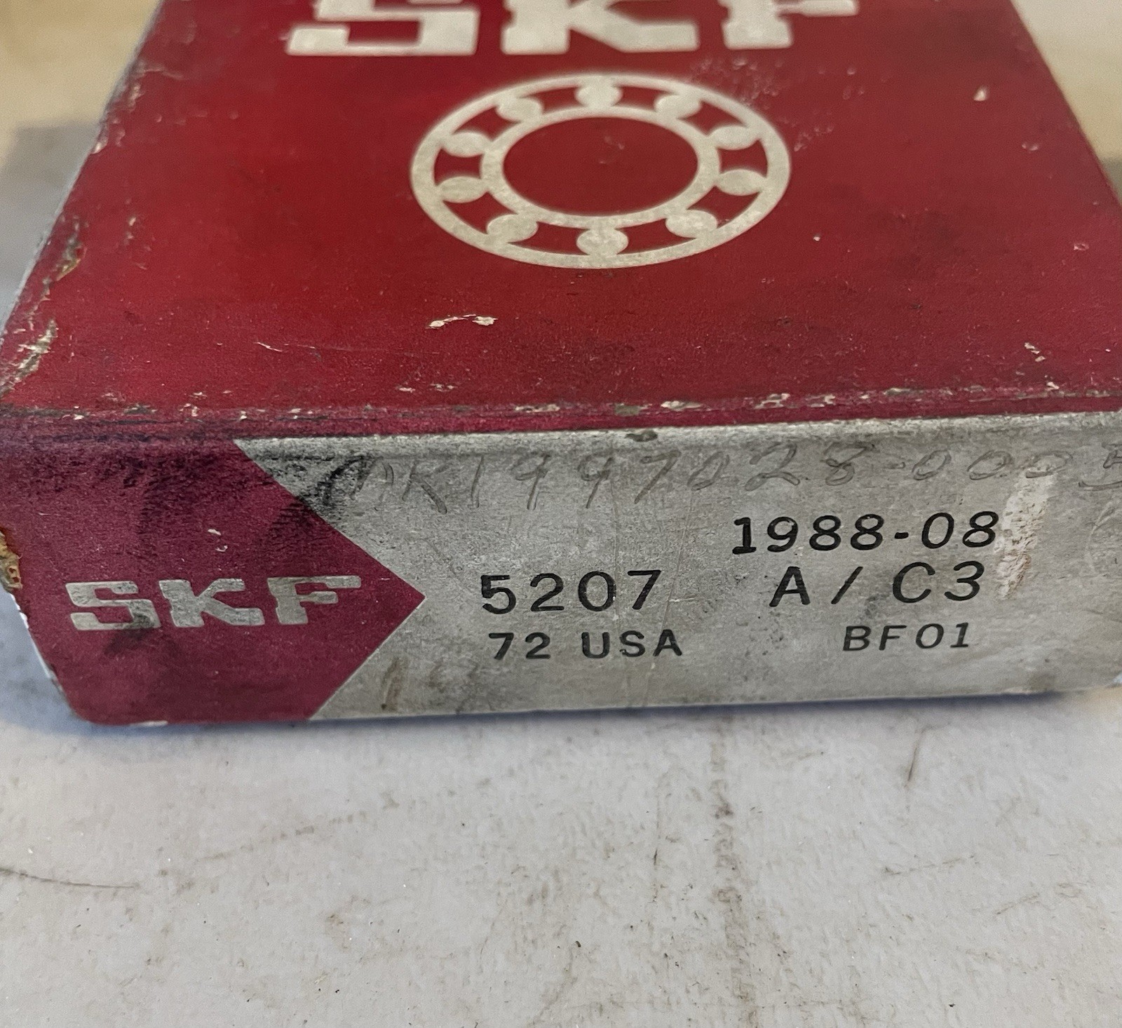 NEW SKF 5207-A/C3 DOUBLE ROW ANGULAR CONTACT BALL BEARING