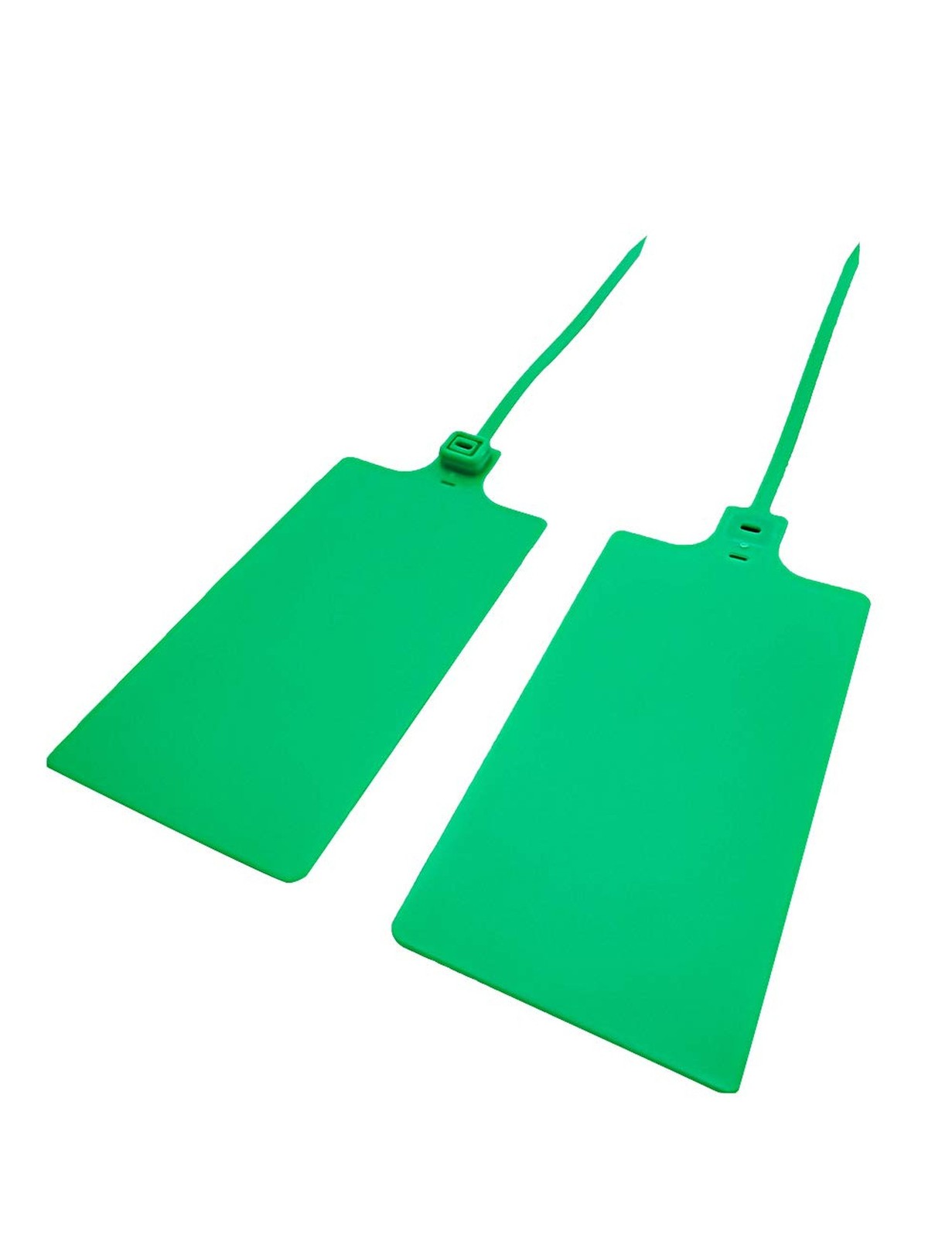Blank Waterproof Plastic Tags Zip Ties Large Labeling 2.28″×3.94″ 100 pcs |