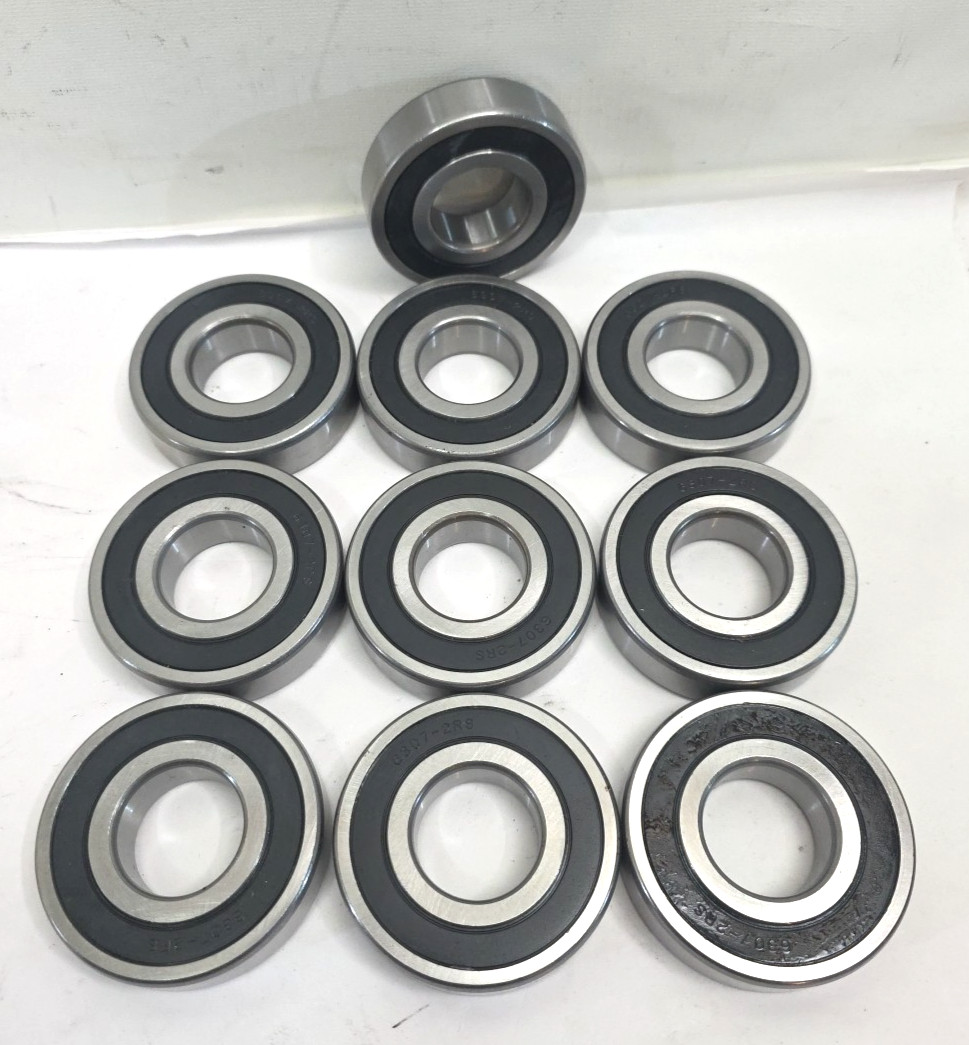 10pk 6307-2RS Ball Bearing 35x80x21mm 6307 2RS Rubber Sealed (