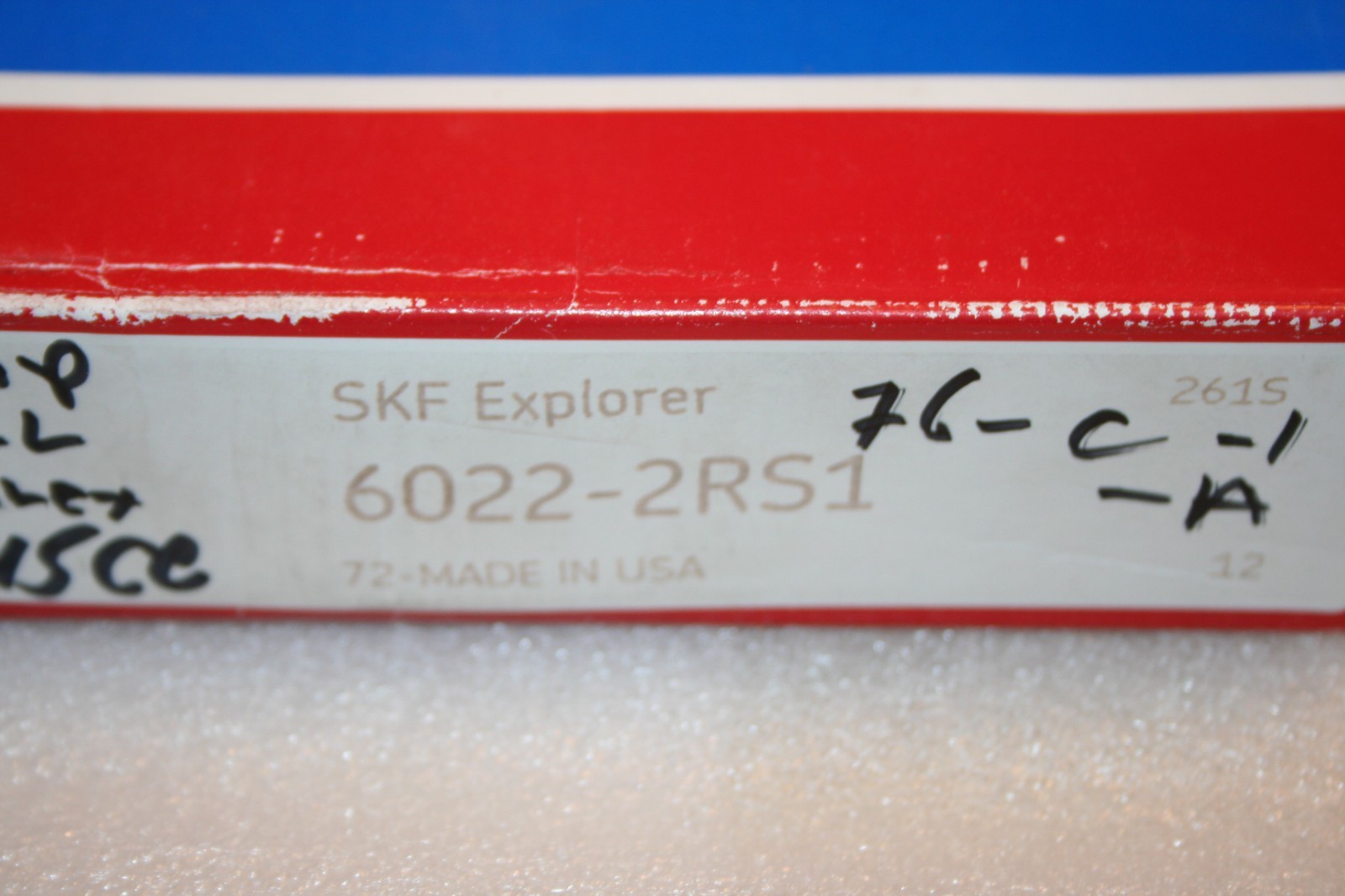 GENUINE SKF Explorer 6022-2RS1 Sealed Deep Groove Ball Bearing * NEW UNOPENED *
