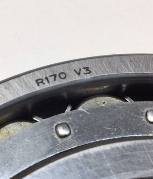 Hoffmann R-170-V3 Cylindrical Roller Bearing 70mm ID X 125mm OD X 24mm W R170V3