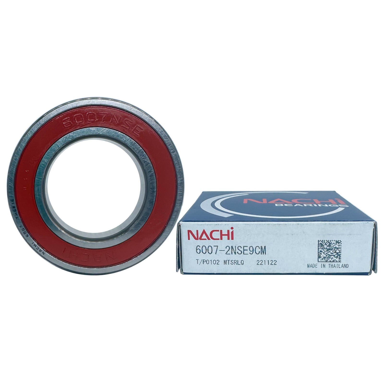 NACHI Bearings 6007-2NSE9CM 35X62X14MM Double Rubber Seal Ball Bearings 6007RS
