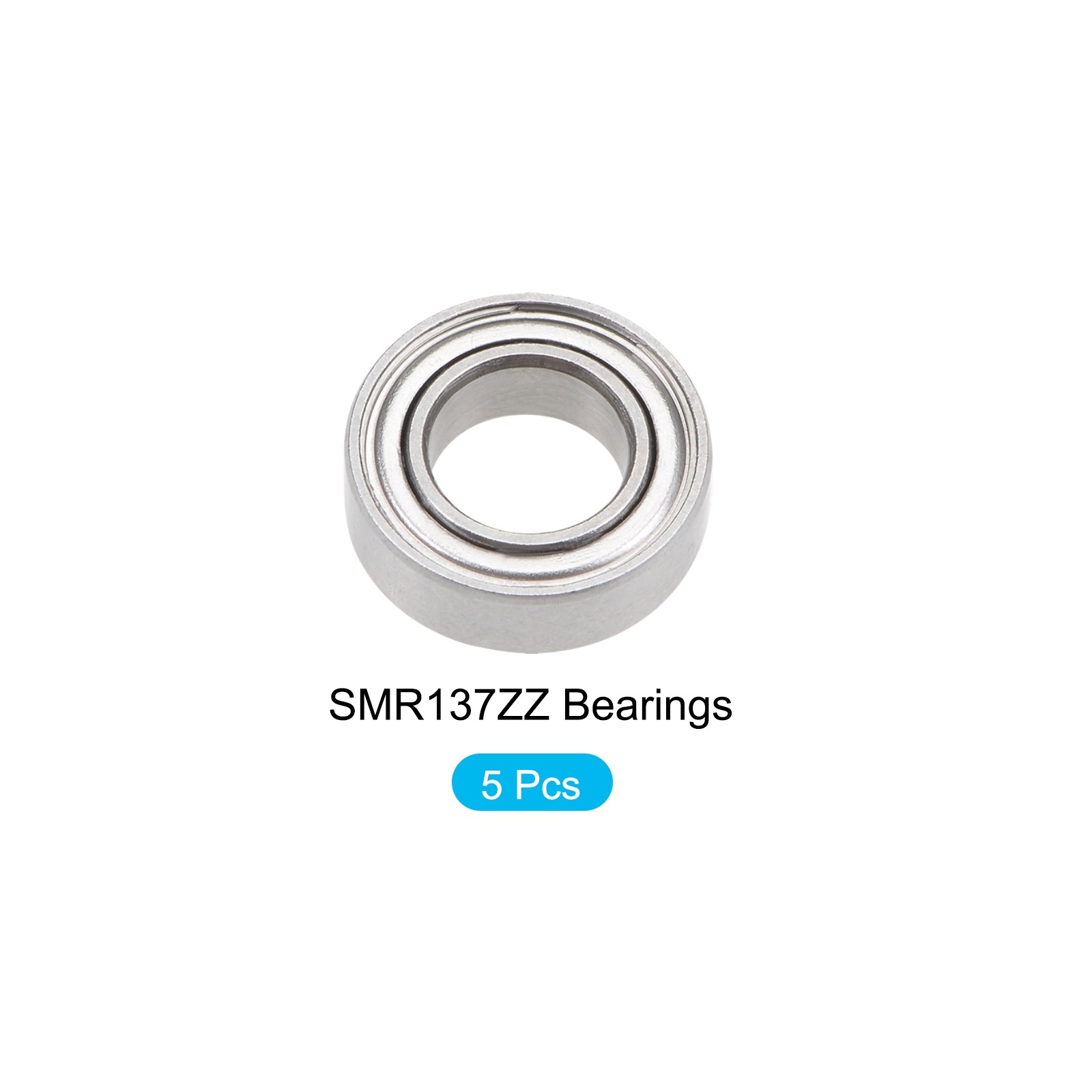 Ball Bearings (SMR137ZZ, 7mmx13mmx4mm) 5Pcs, for Industrial Micro Motor