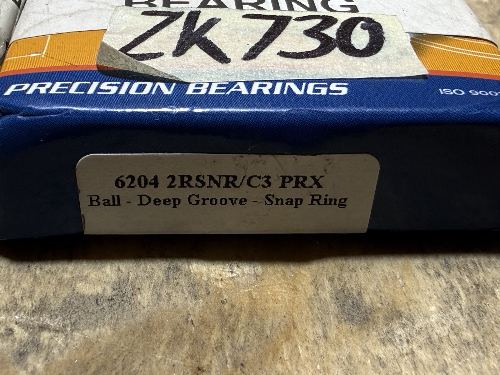 Lot of 2 – BL 6204 2RSNR/C3 PRX Single Row Ball Bearing, 20 mm Bore, 47 mm OD