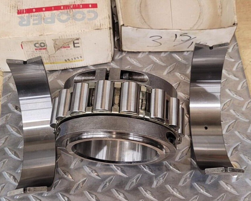 Cooper 01E B 315 EX Insert split Bearing Cylinder Roller 3.9375 Bore, 6.8750 OD