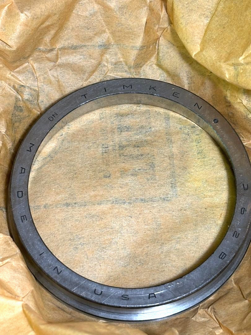 Timken BEARING No. 362B, Flange Taper Roller Bearing Cup, Unused, Ohio USA