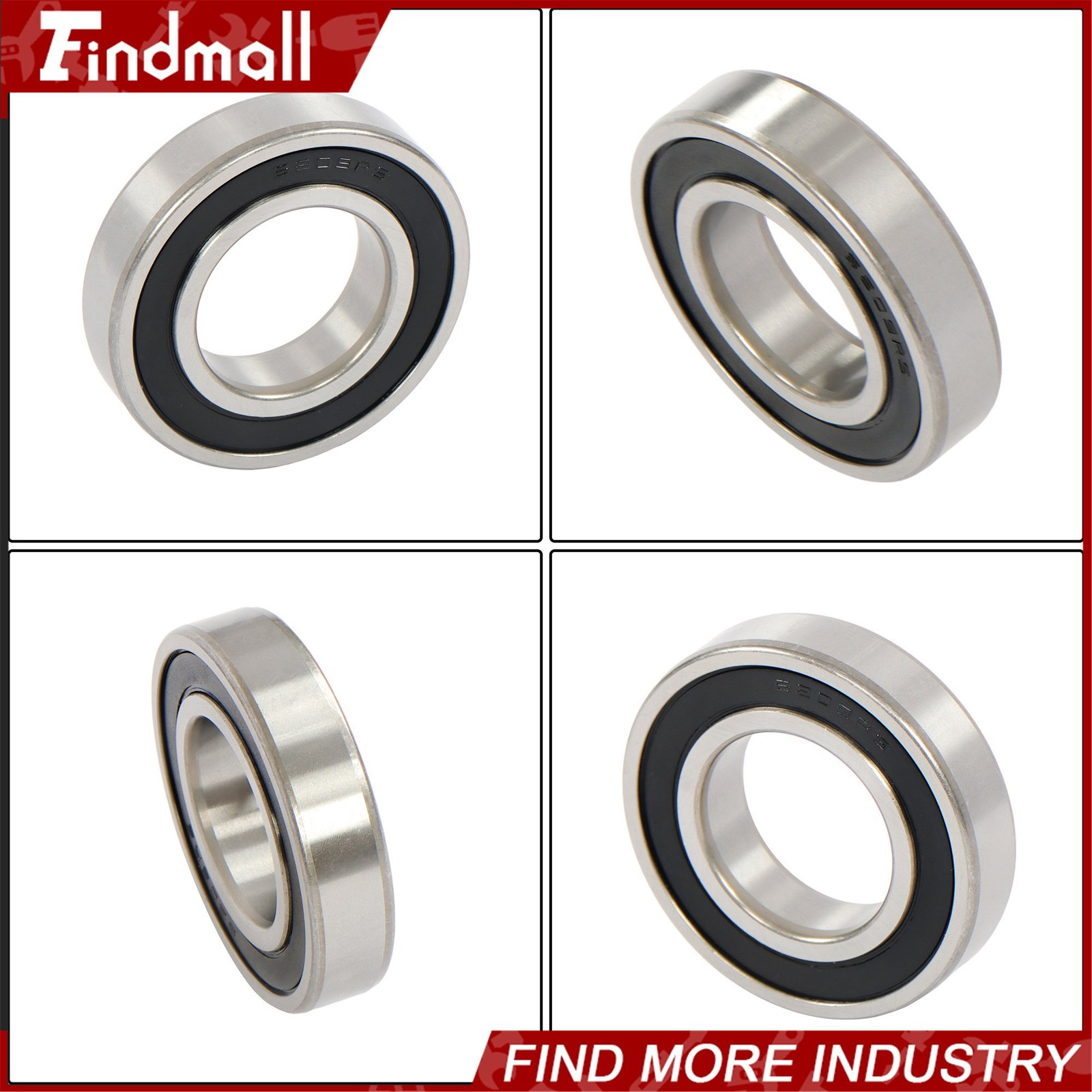 Findmall 6209-2RS Deep Groove Bearings 10 Pack 45mm x85mm x19mm Rubber Sealed