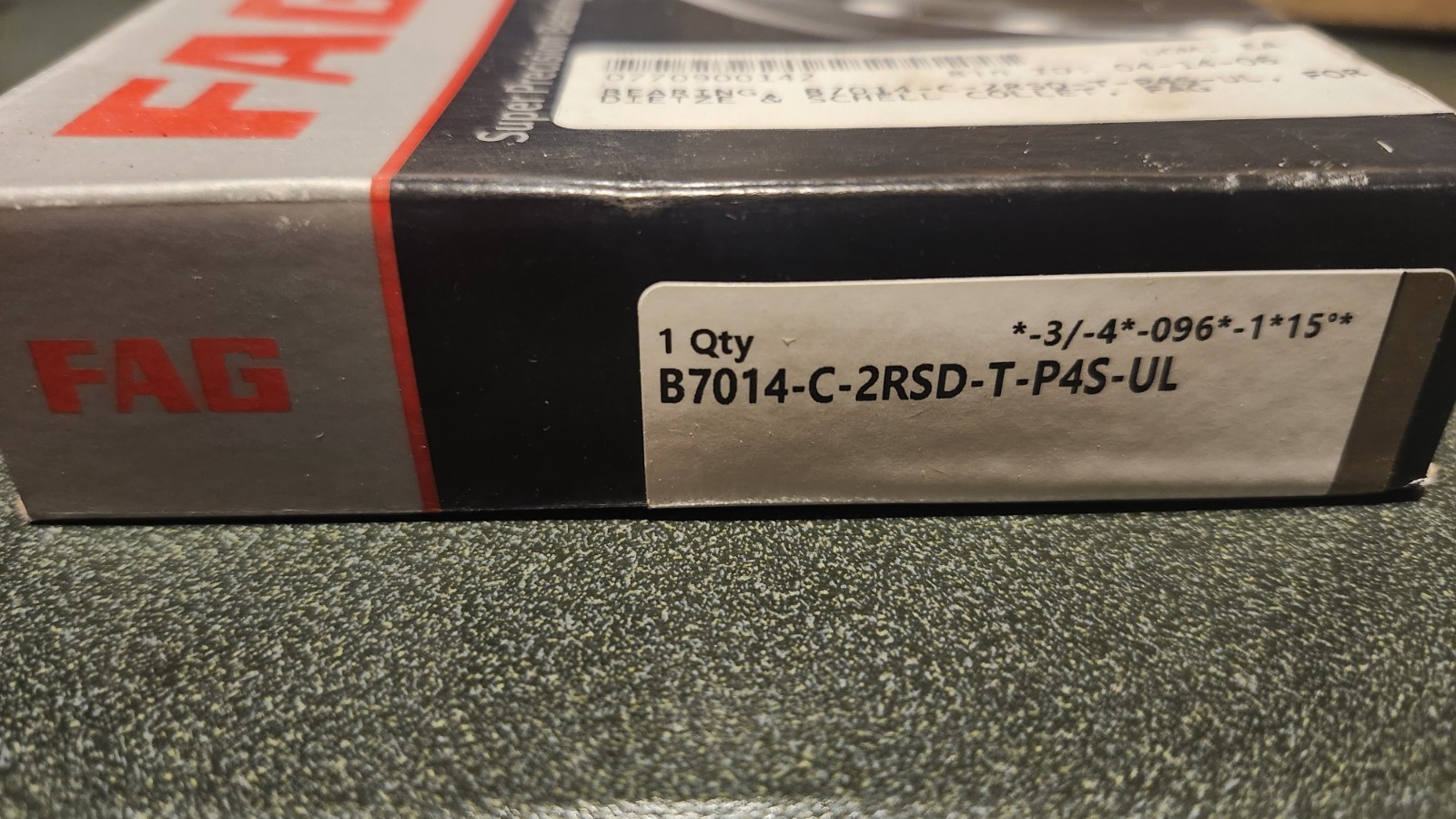B7014-C-2RSD-T-P4S-UL Ball Bearing NEW..OLD STOCK