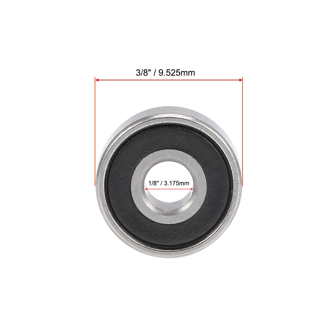 10pcs R2-2RS Ball Bearing 1/8″x3/8″x5/32″ Sealed Z2 Lever Bearings