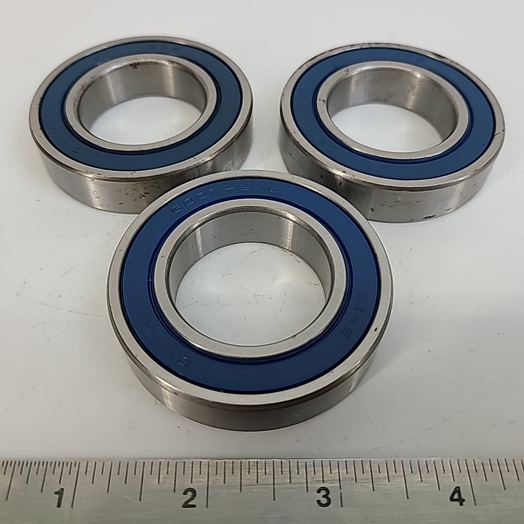 RBI-E 6007-2RS Sealed Single Row Ball Bearing PACK OF 3