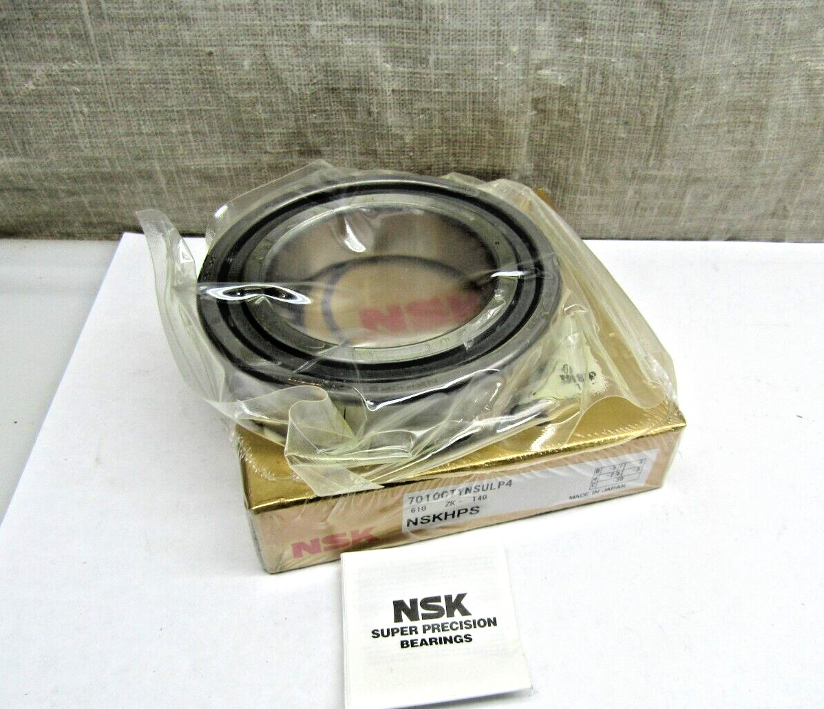 NSK 7010CTYNSULP4 50mm x 80mm X 18mm Precision Bearing Universally Matchable