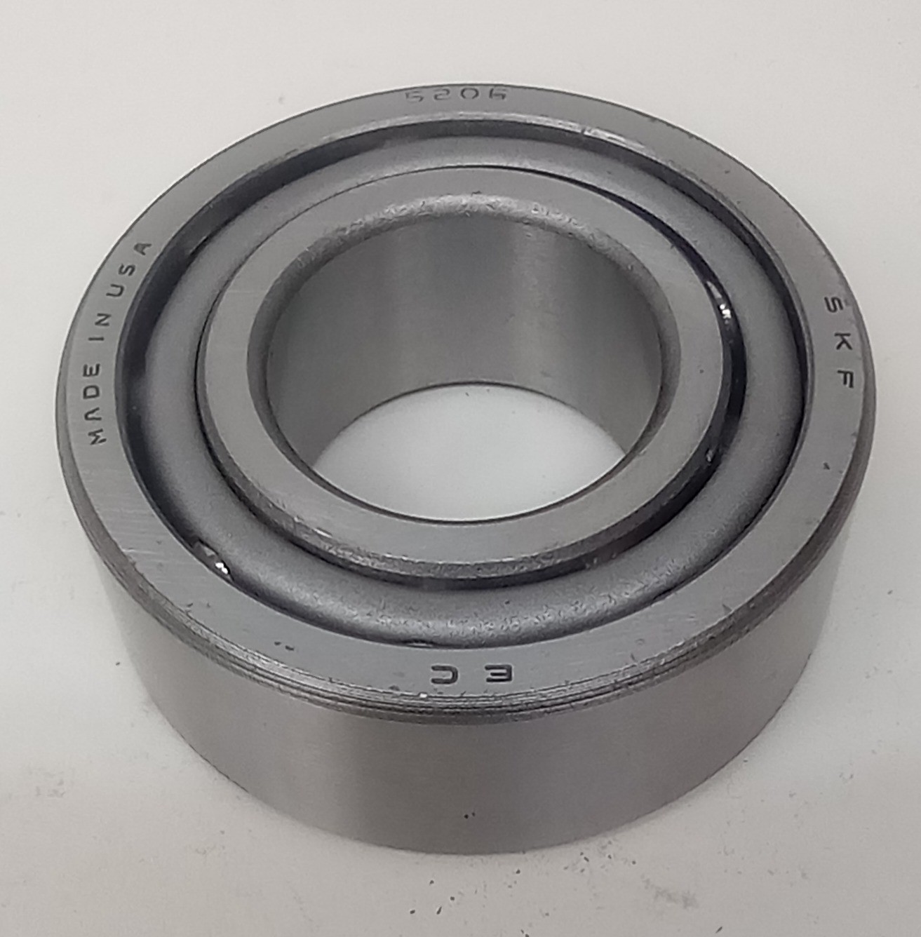 SKF 5206 Angular Contact Ball Bearing Double Row 30mm ID X 62mm OD X 0.9375in W