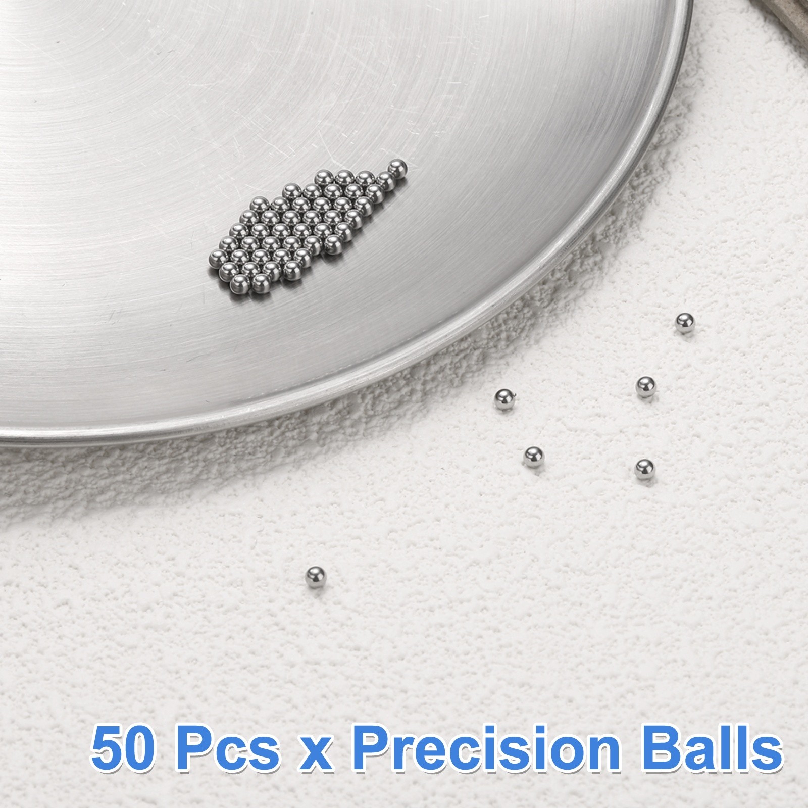 50Pcs 2.5mm Diameter Precision Ball G200 Solid 304 Stainless Steel Bearing Balls