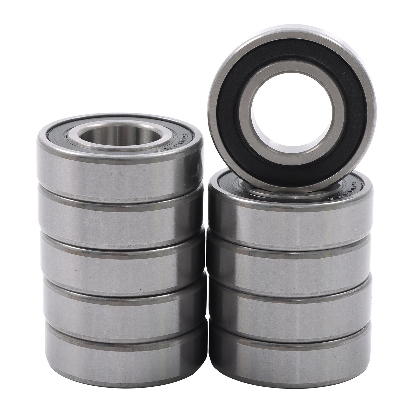 6004-2RS C3 Ball Bearing 20x42x12mm 10 Pcs Premium Rubber Sealed